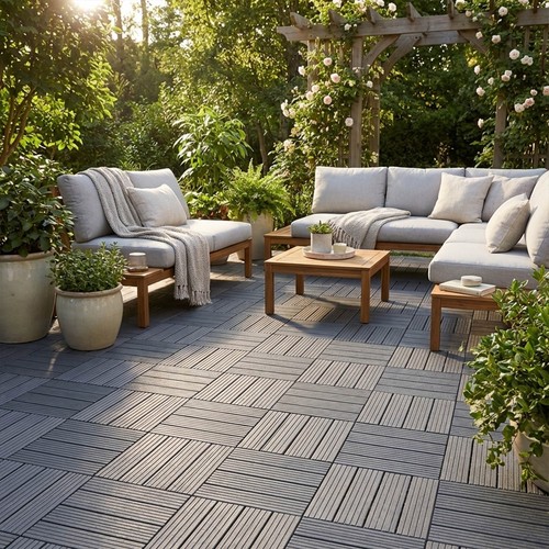 Garden patio interlocking - 12,