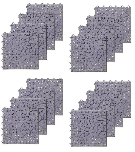 Pack grey garden deck - of,