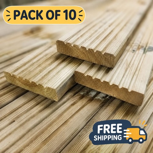 10x treated timber decking - treated,