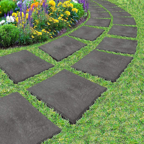 4pc grey plastic interlocking - 4pc,
