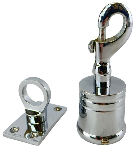 24mm polished chrome clip hook - 24mm,