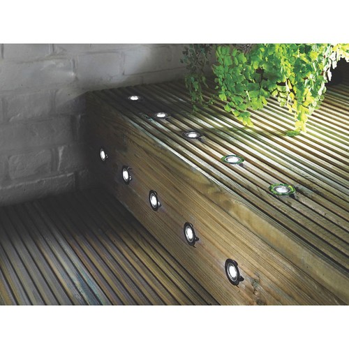 Led deck lights cool white - led,