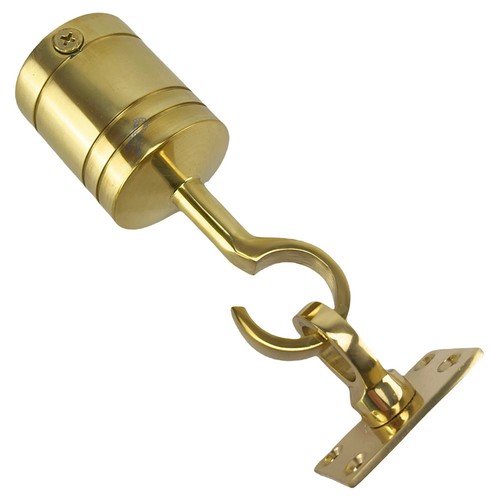 Polished brass decking rope - brass,