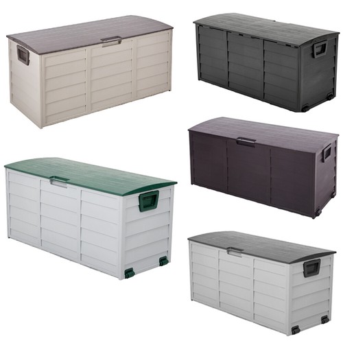 290l wood style plastic garden - 290l,